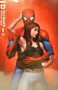 Ultimate Spider-Man #1 Hot Cover! Yoon Limtited 3K Variant/Peter hugs Mary Jane