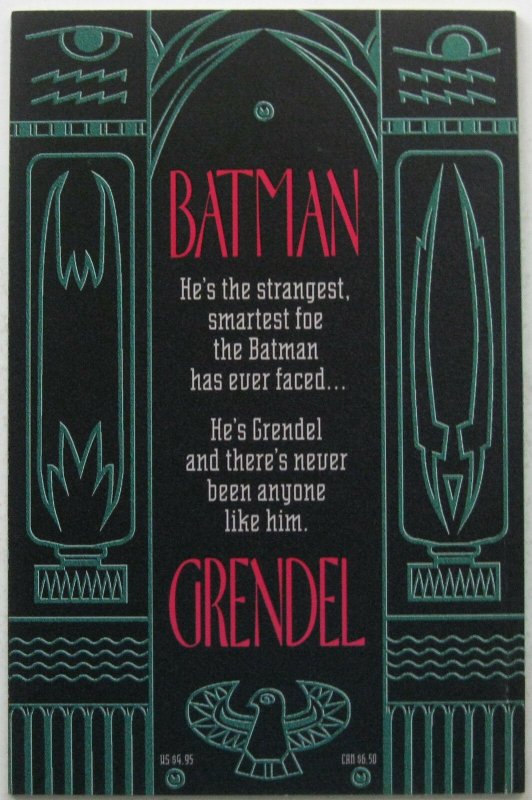 Batman/Grendel: Devil's Riddle nn (1993, DC), NM, Batman vs. Hunter Rose
