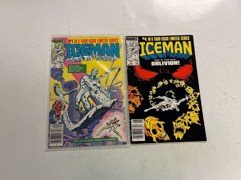Iceman complete miniseries Marvel Comics books #1 2 3 4 44 TS4