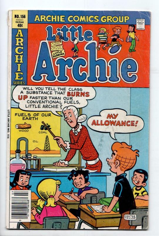 Little Archie #156 - Jughead / Betty / Veronica (Archie, 1980) - VG