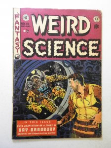 Weird Science #19 (1953) VG Condition 1 in piece of tape interior fc