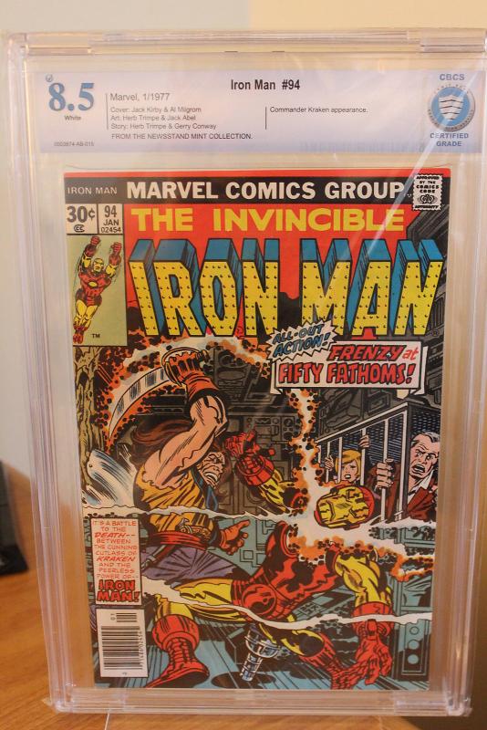 Iron Man #94 (Marvel, 1977) CBCS VF+ 8.5 White pages