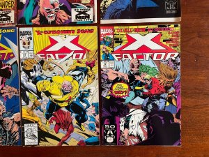 6 X-Factor Marvel Comic Books # 72 84 86 87 88 89 X-Men Wolverine Storm 30 J817