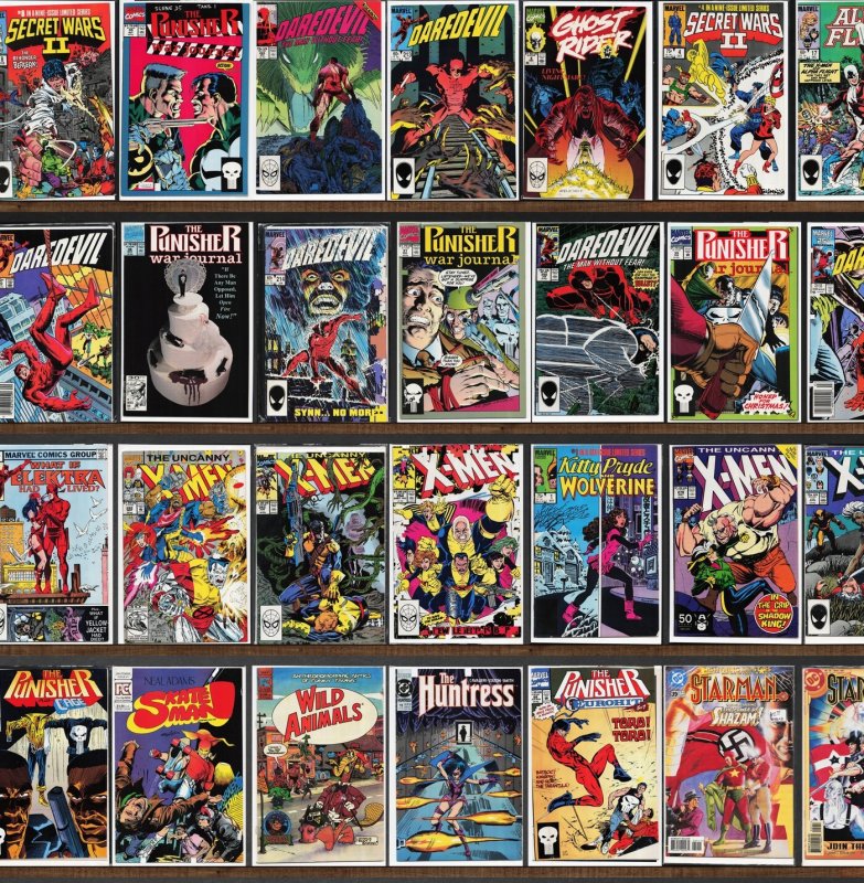 Huge Lot 130+ Comics with Daredevil, The Uncanny X-Men, Ghost Rider & More!