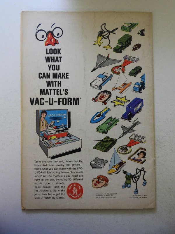 Challengers of the Unknown #50 (1966) VG Cond centerfold detached at 1 staple