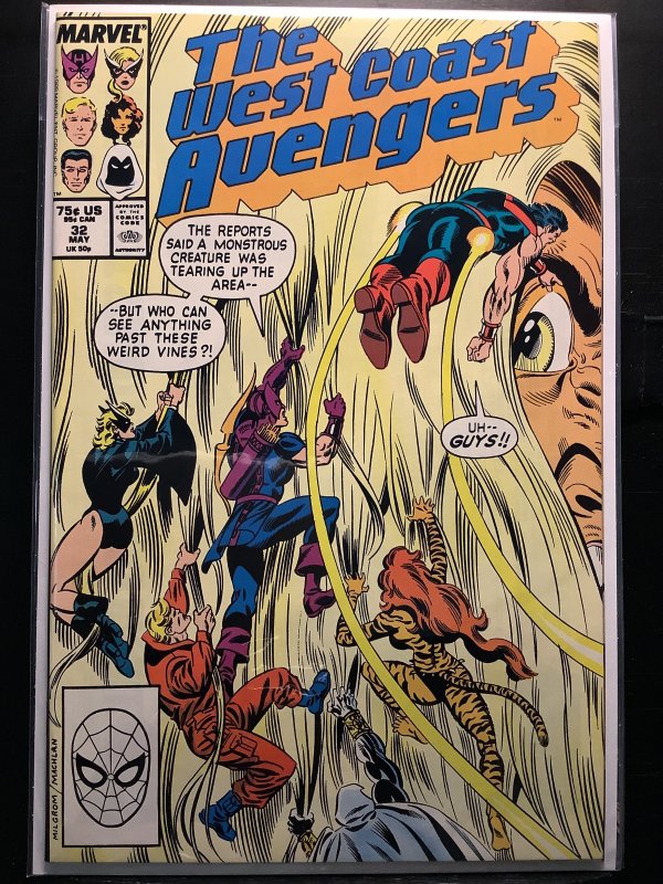 West Coast Avengers #32 Direct Edition (1988)