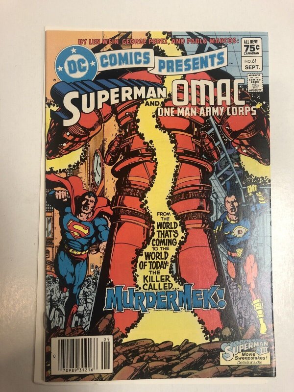 DC Comics Presents (1983) # 61 (NM) Canadian Price variants ( CPV)
