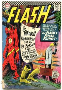 FLASH #159 1966-FLASHES FINAL FLING-DC COMICS -- ROCKET G