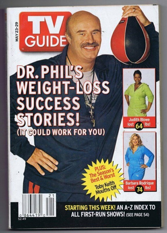 ORIGINAL Vintage May 23, 2004 TV Guide No Label Dr Phil McGraw 