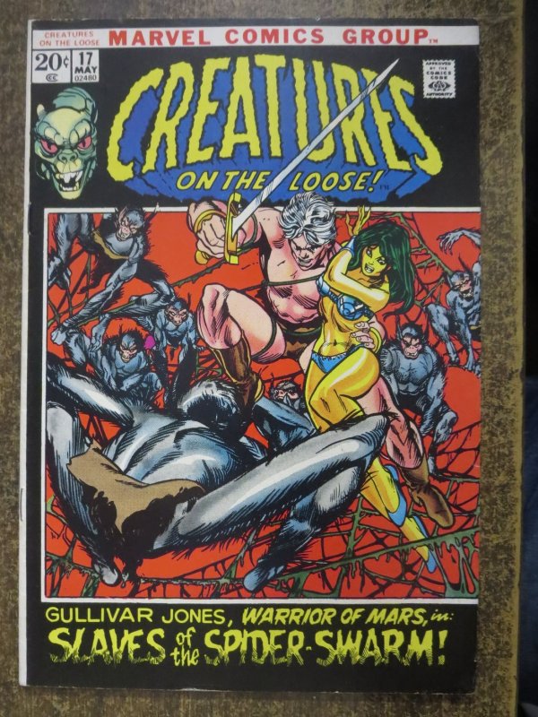 CREATURES ON THE LOOSE (1971-1975) 17 VG COMICS BOOK