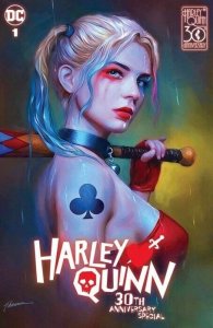 HARLEY QUINN 30TH ANNIVERSARY SPECIAL #1  SHANNON MAER FOIL'' VARIANT DC NM.