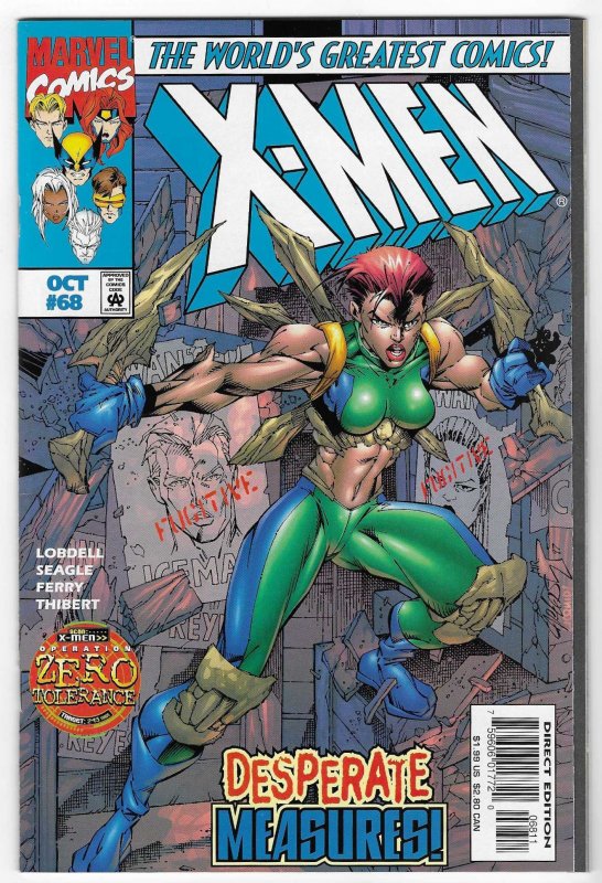 X-Men #68 Direct Edition (1997)