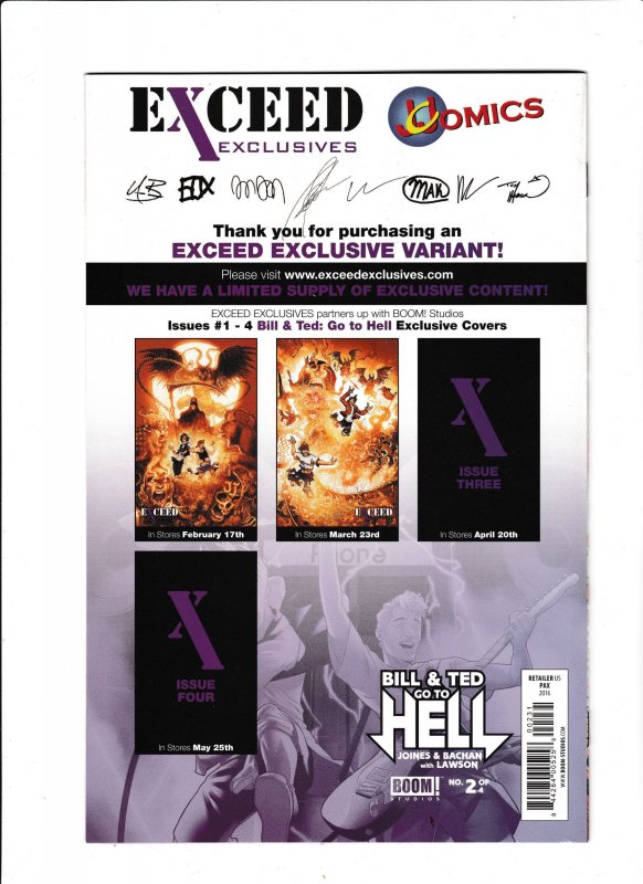 BILL & TED GO TO HELL (2016) WALTER PAX | EXCEED EXC | LTD 1500 | COMPLETE RUN