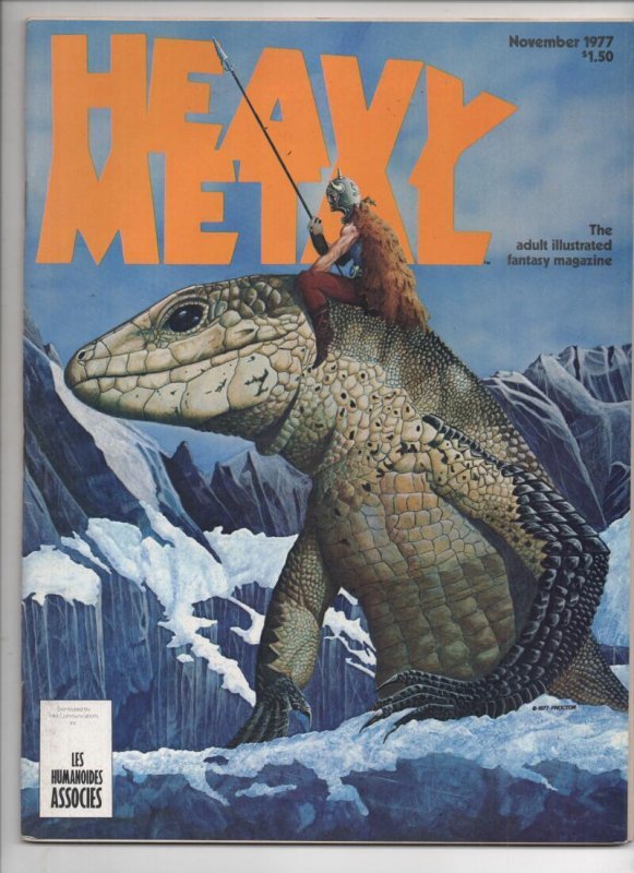 HEAVY METAL #8, VF/NM, November, 1977, Richard Corben, Moebius, more in store