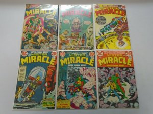Mister miracle set 11 different from #7-22 avg 5.0 VG FN (1972-78)