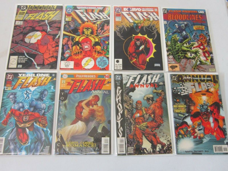 Flash Annual Lot 8 Different Books 8.0 VF (1988-1999)