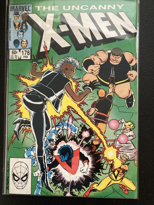 The Uncanny X-Men #339, 317, 238, 176, 178 VG F