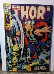 The Mighty Thor 160 Silver Age Marvel Comic 1969 -Combine Ship