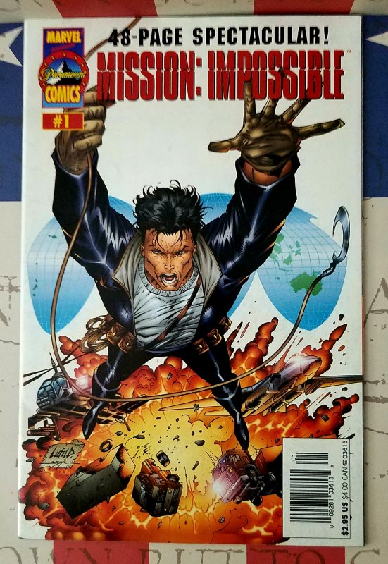 RARE Newsstand Error Recall MISSION IMPOSSIBLE  #1 VF+ Variant 1996 VINTAGE