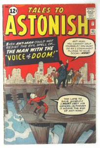 Tales to Astonish (1959 series)  #42, VG+ (Actual scan)