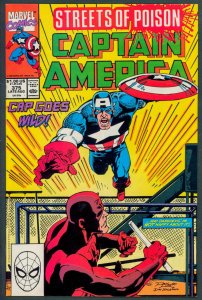 Captain America 375 NM+ 9.6 Marvel 1990