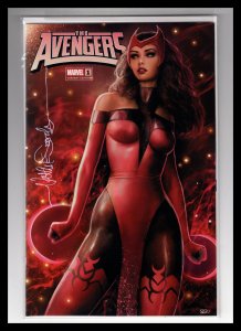 Avengers #1 (2023) Exclusive Variant Signed by Nathan Szerdy w/COA / MC#48