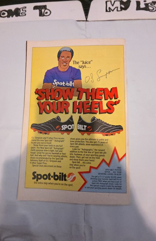 Warlord #33 (1980) Guns cover signed by Mike grill creator
