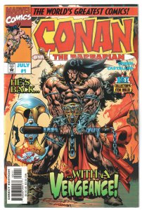 Conan the Barbarian: Stalker of the Woods #1, 2, 3 (1997) Complete set!