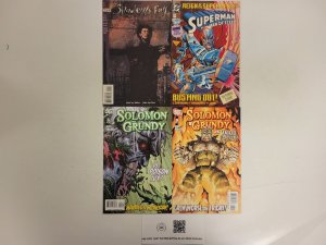 4 DC Vertigo Comics #3 5 Solomon Grundy #22 Man of Steel #1 Shadows Fall 9 TJ29