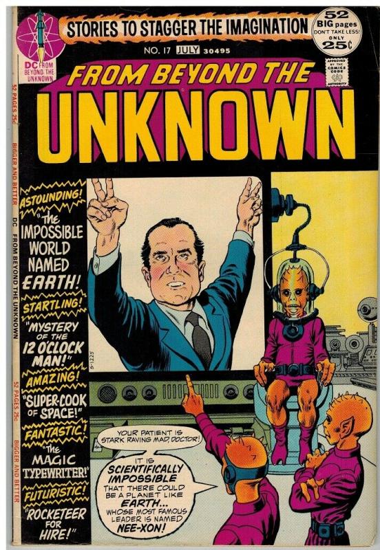 FROM BEYOND THE UNKNOWN 17 FN July 1972 Nixon cvr