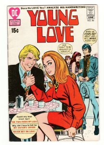 Young Love #86 comic book 1971-DC-spicy art-love triangles fn/vf