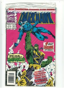 Darkhawk Annual #2 NM- 9.2 Newsstand Marvel Comics 1993 Sealed W/Card 