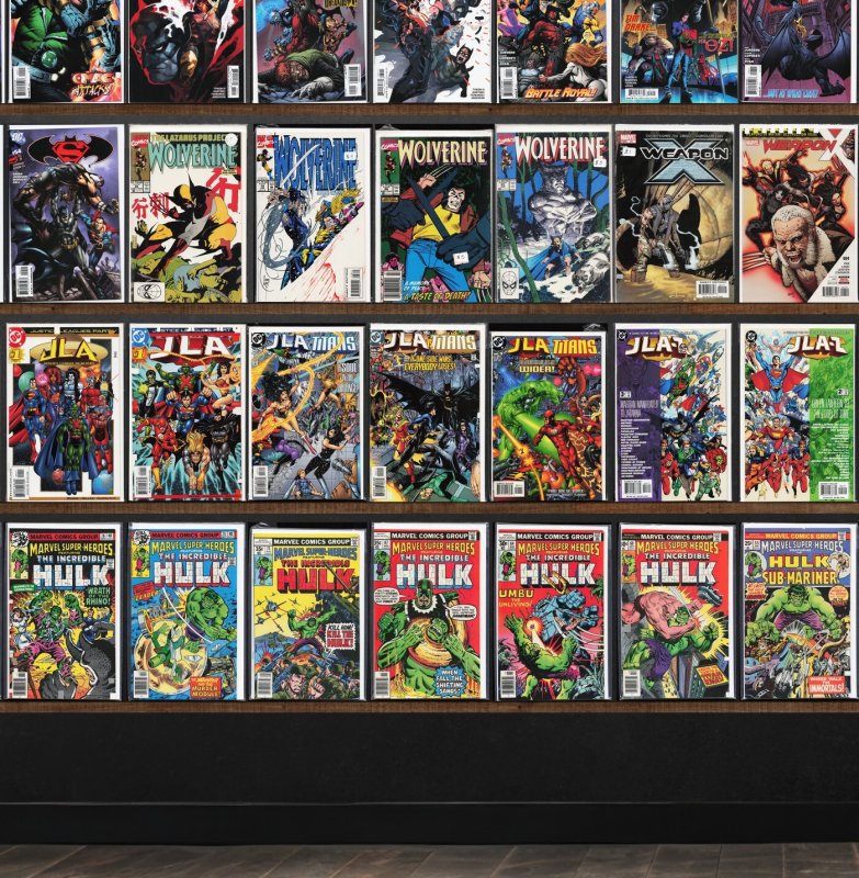 Huge Lot 150+ Comics with Action Comics, Wolverine, Weapon X & More!