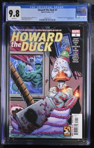 Howard The Duck #1 CGC 9.8 Ed McGuinness Cover A Marvel 2023 White Pages Graded