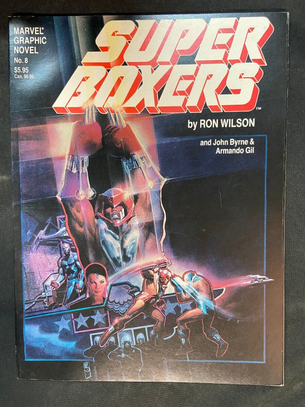 MARVEL GRAPHIC NOVEL LOT VOID INDIGO, & SUPER BOXERS FN/VF