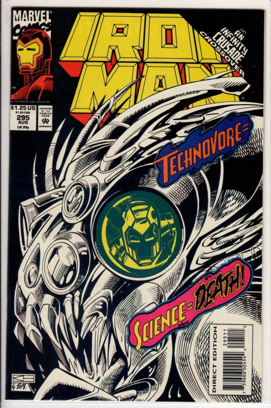 Iron Man #295 Direct Edition (1993) 9.6 NM+