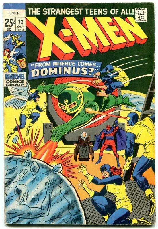 X-MEN #72 1970- reprint issue- Marvel Comics FN 