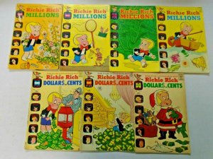 Richie Rich Giant Size Harvey Comic Lot 13 Different 4.0 VG