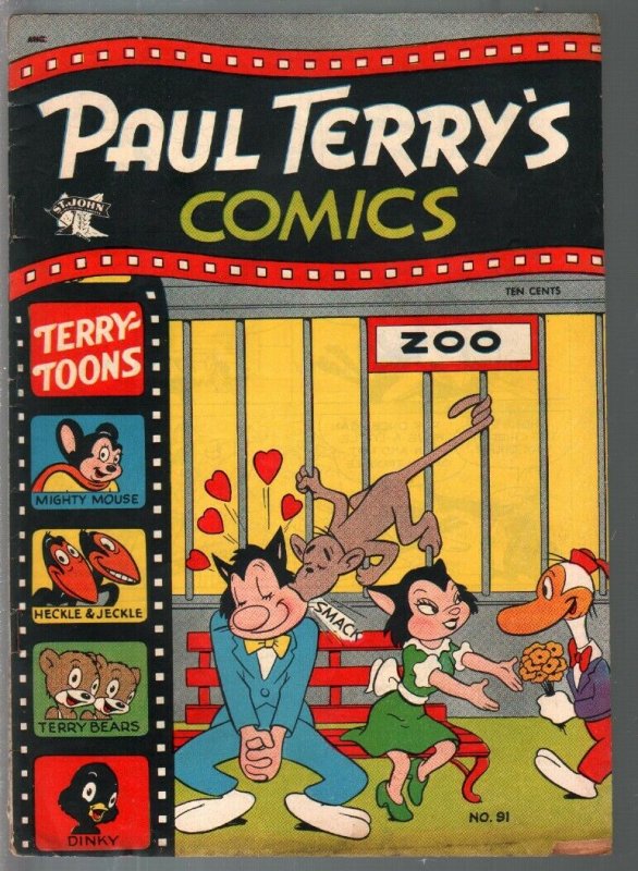 Paul Terry's Comics #91 1952-St. John-Mighty Mouse-Heckle & Jeckle-VG