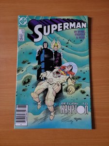 Superman #18 Newsstand Variant ~ NEAR MINT NM ~ 1988 DC Comics