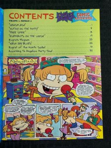 1997 RUGRATS COMIC ADVENTURES Magazine #2 FVF 7.0 Nickelodeon