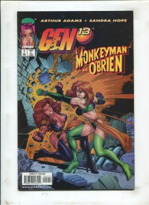 GEN 13 #2 (9.2) MONKEY MAN AND O'BRIAN 1998 ART ADAMS VARIANT