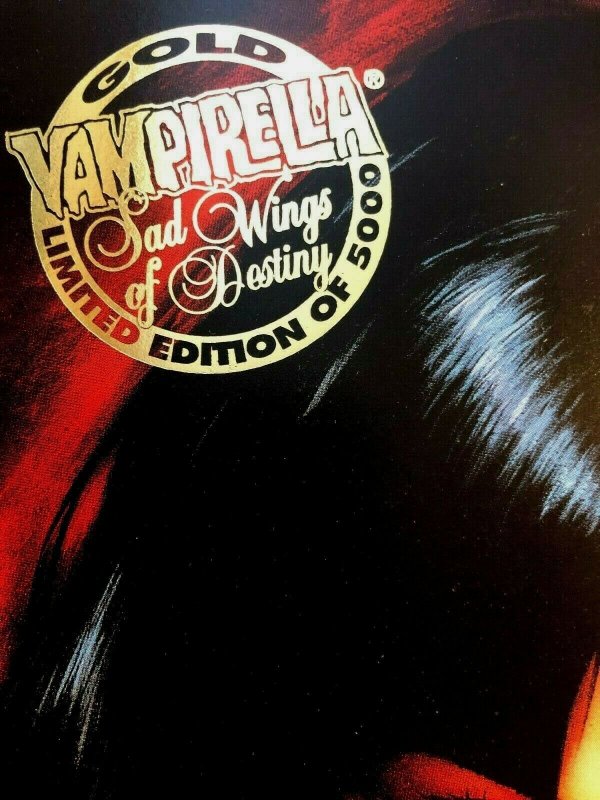 Vampirella #1 Sad Wings of Destiny GOLD SEAL EXCLUSIVE LTD 5,000 NM+