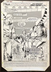 Star Wars 86 Original Art Splash 