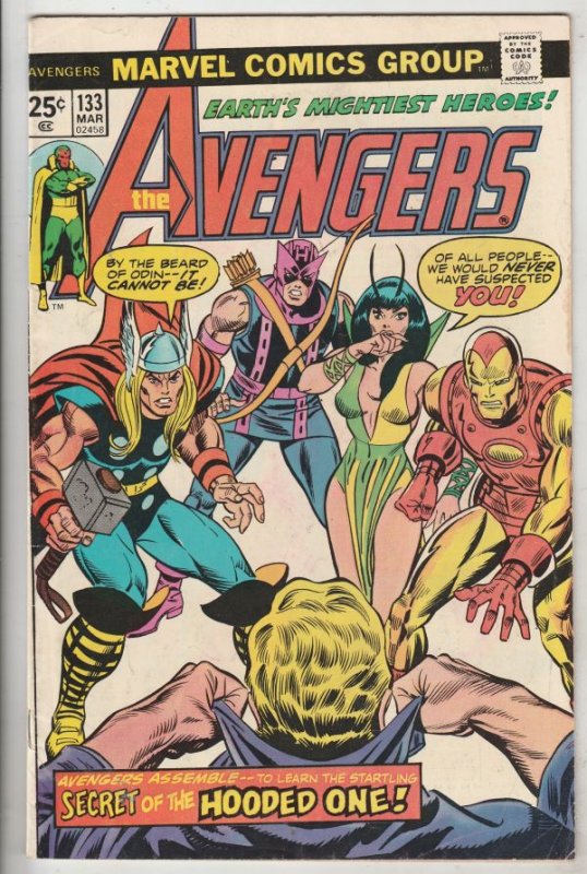 Avengers, The #133 (Mar-75) FN/VF Mid-High-Grade Avengers