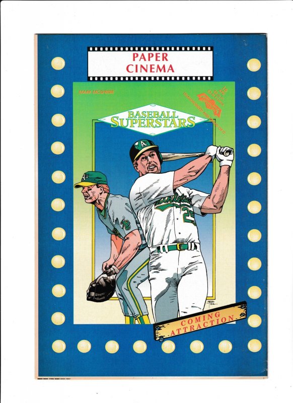 BASEBALL LEGENDS COMICS #13 (1993) DELL BARRAS | TRADE DRESS
