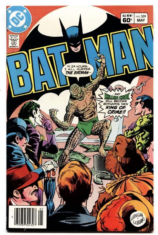 Batman #359-KILLER CROC-Mark Jewelers variant-comic book