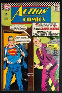 Action Comics (1938) #345 FN/VF (7.5) Superman caught on Candid Camera