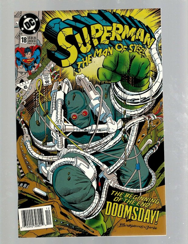 Superman Man Of Steel # 18 NM DC Comic Book Doomsday Batman Flash Aquaman SB5
