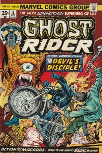 Ghost Rider # 8 VF Marvel 1974 MVS Intact [B3]